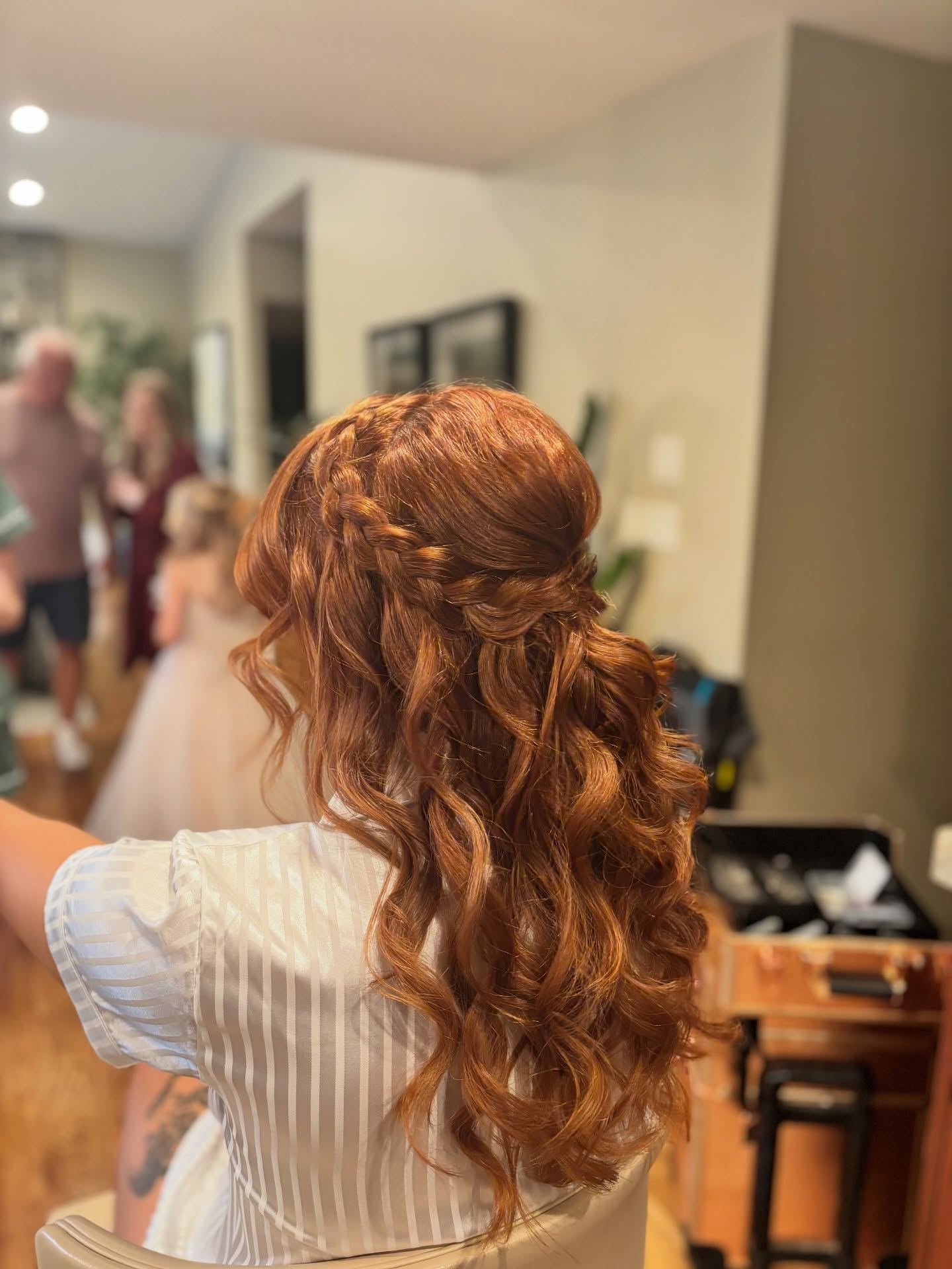 Bridal hair